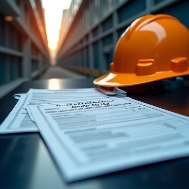 Industrial cleaning legal documentation and safety contracts