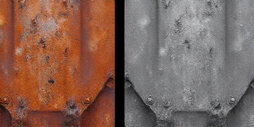 Deep rust removal before and after