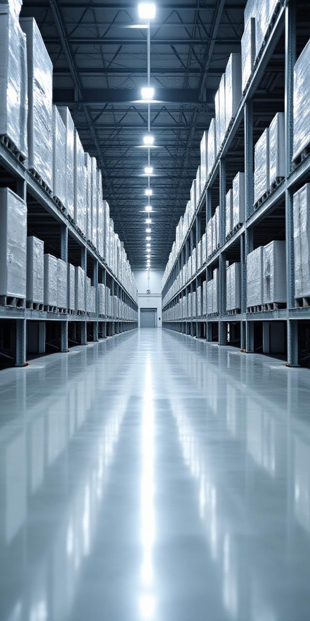 Clean industrial facility after deep cleaning